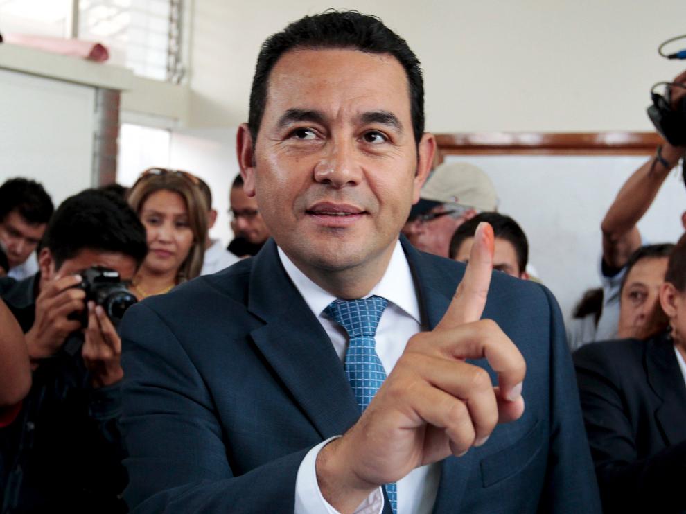 Jimmy Morales en una imagen de archivo.