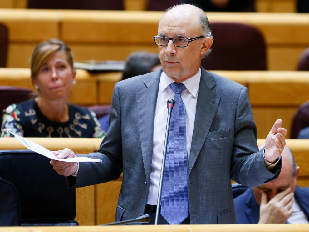 Cristóbal Montoro, ministro de Hacienda