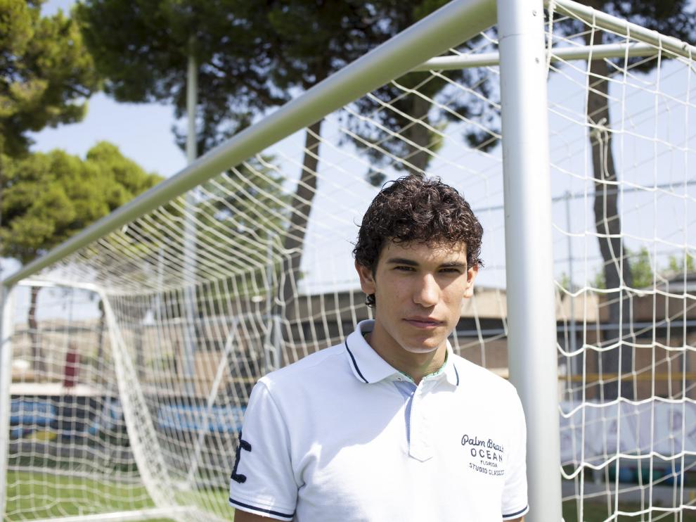 Jesús Vallejo en las insatalaciones de la Ciudad Deportiva.