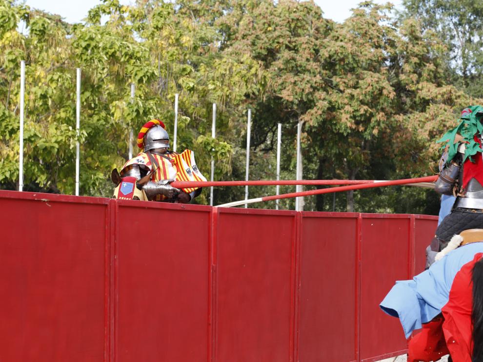 El broche de oro al congreso lo ha puesto un espectacular torneo de justas a caballo con armadura del siglo XV.