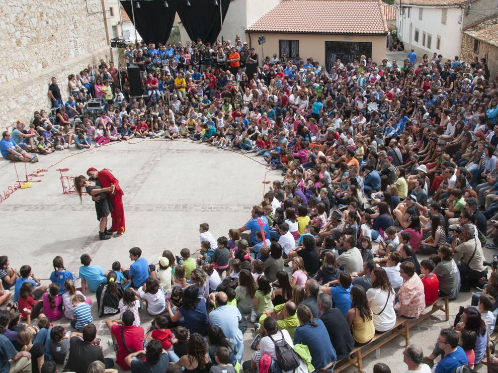 Una de las actuaciones de las pasadas ediciones del Gaire, en Pancrudo.