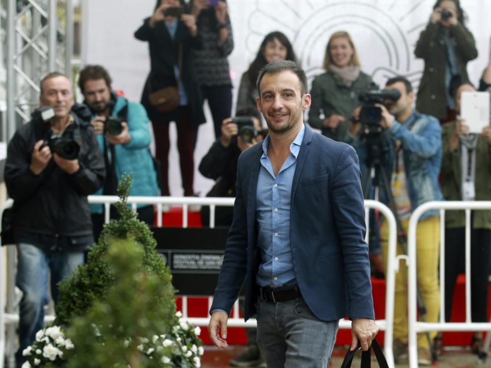 El realizador Alejandro Amenábar, a su llegada al Festival Internacional de Cine de San Sebastián.