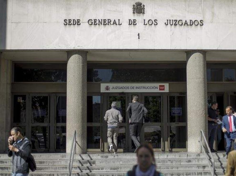Sede de los juzgados de Madrid. En el nº 45 se investiga el caso.