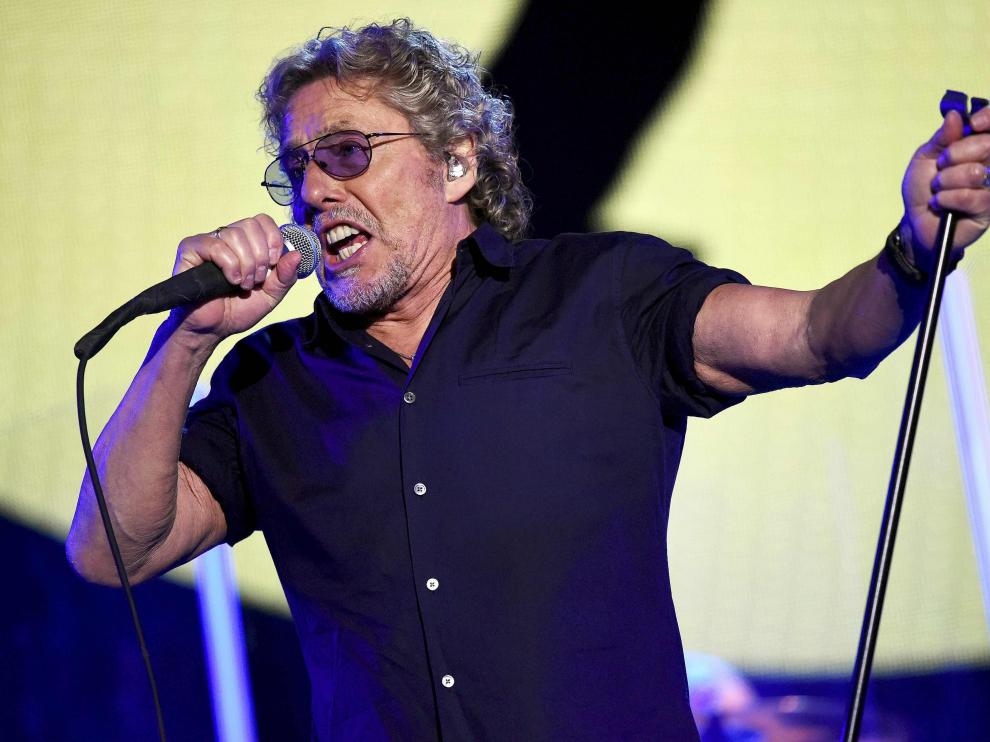 Roger Daltrey durante un concierto.