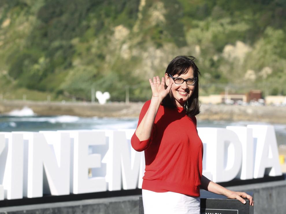 La directora francesa Lucile Hadzihalilovic en Festival de San Sebastián.