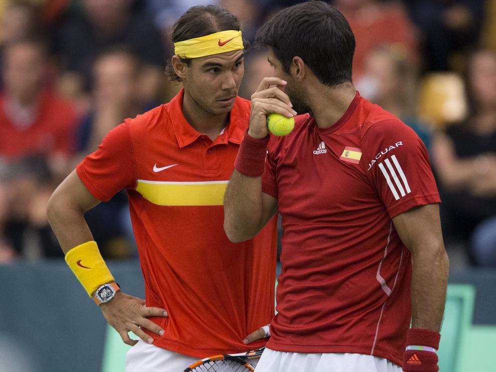 Nadal y Verdasco en la Davis