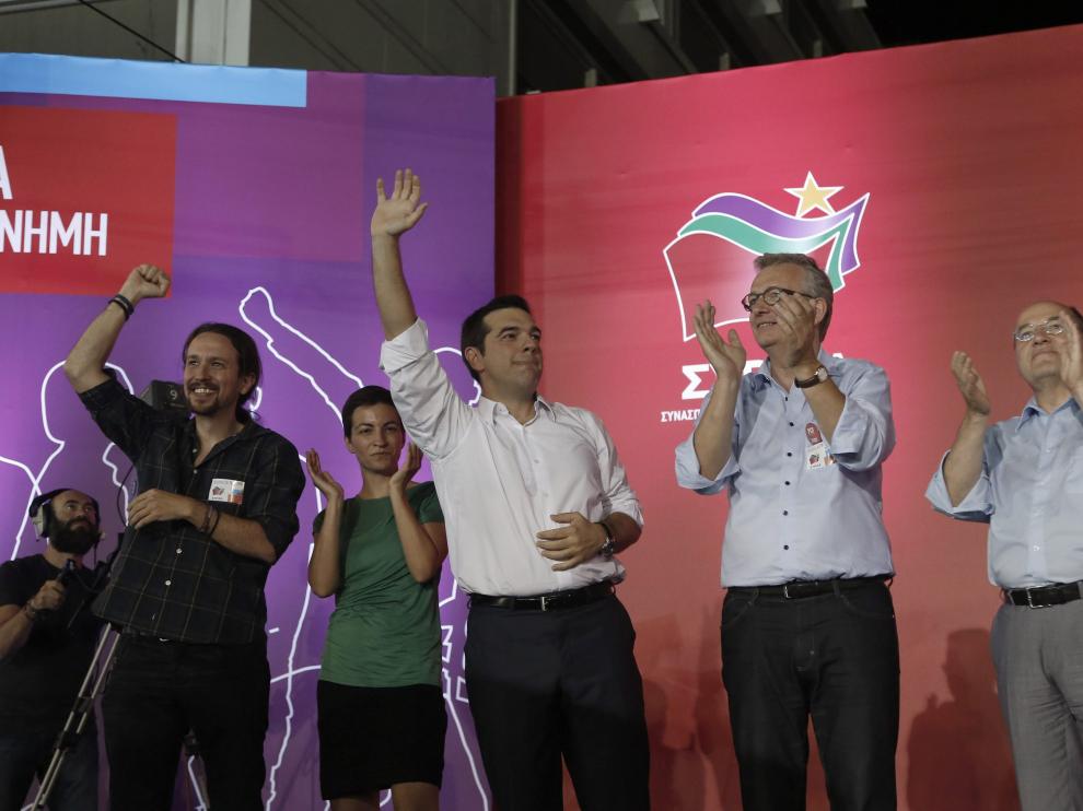Mitin de Syriza, con Tsipras y Pablo Iglesias, este viernes
