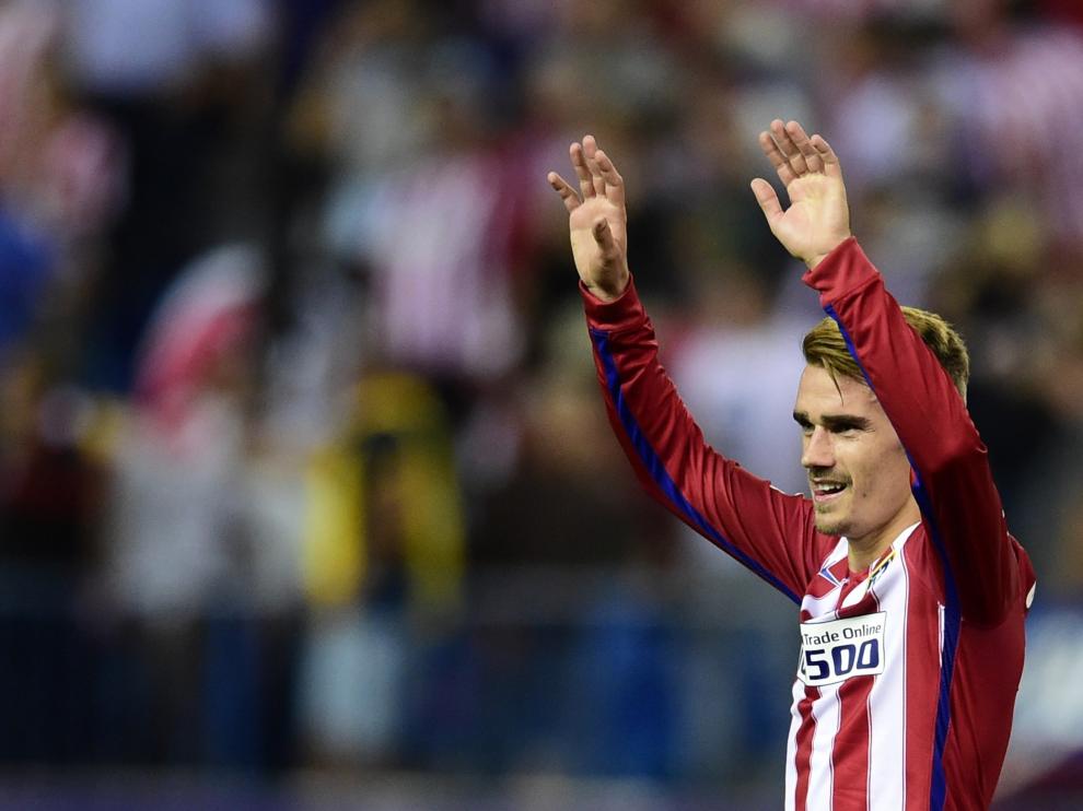 Antoine Griezmann celebrando uno de sus goles.