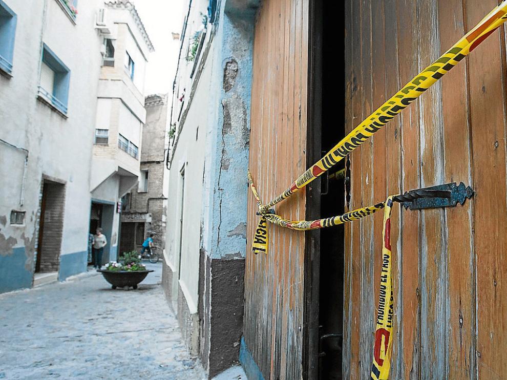 El incendio de una peña en Borja el pasado junio obligó a hospitalizar a tres menores.