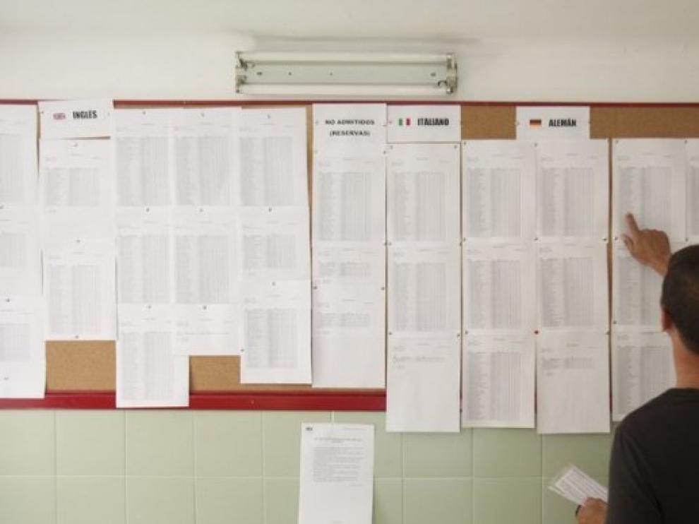 Imagen de archivo de una Escuela Oficial de Idiomas de Aragón.
