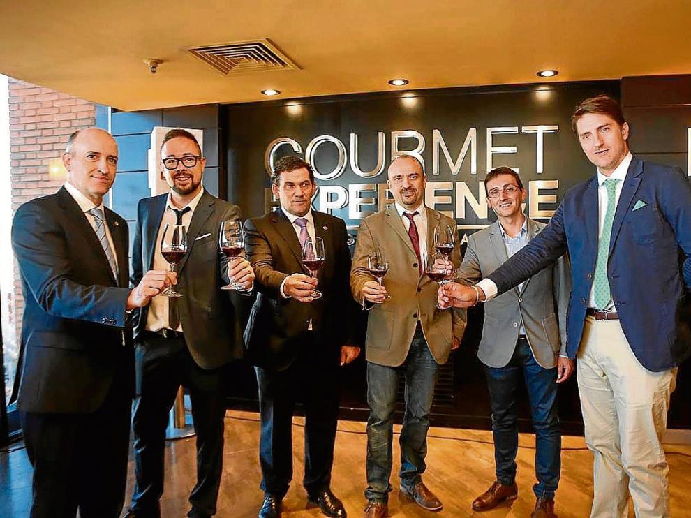 Algunos de los participantes en la presentación del concurso ayer en Madrid.