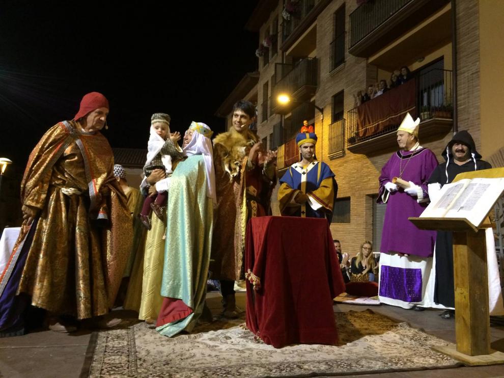 Evento de 'Cuna y corona' en Barbastro.