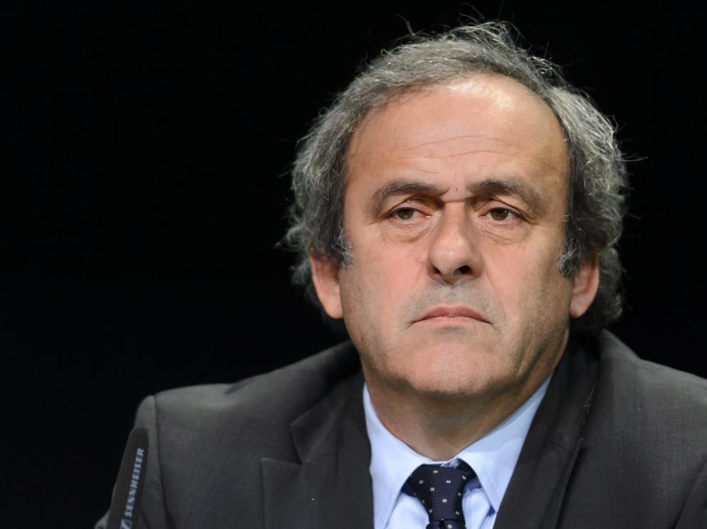 El presidente de la UEFA,  Michel Platini.