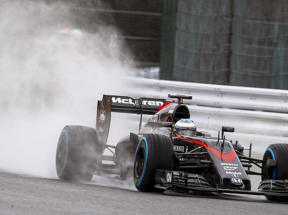Fernando Alonso, en Suzuka, donde participa en el Gran Premio de Japón.