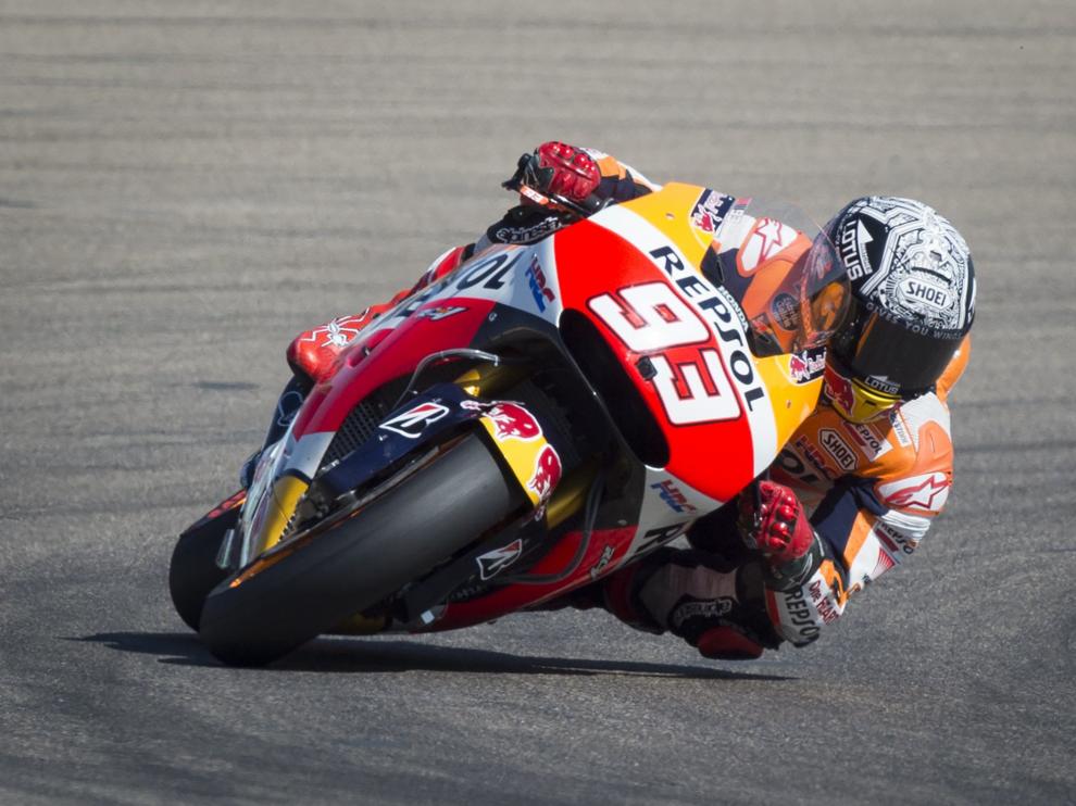 Marc Marquez, en Alcañiz.