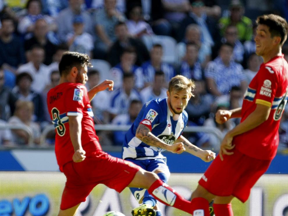El Deportivo se impuso al Espanyol en Riazor