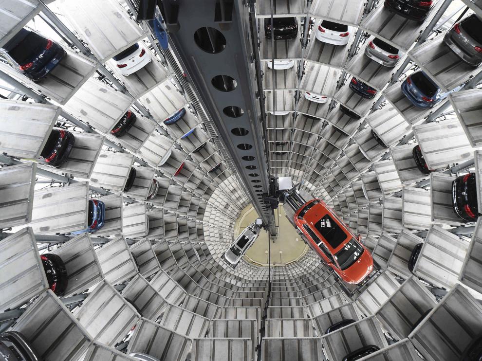 Foto de archivo de una planta de Volkswagen