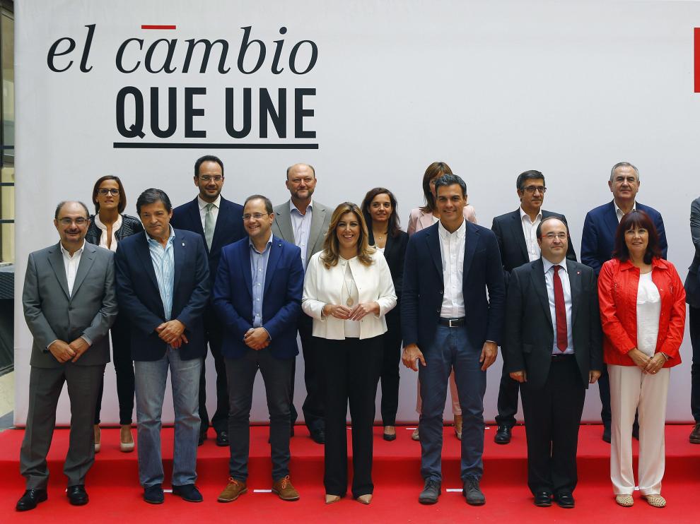 Reunión de los barones del PSOE
