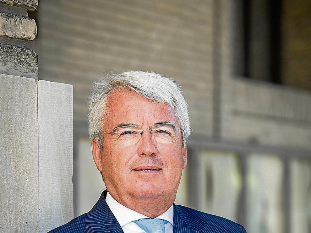 Eduard Coll, en imagen tomada ayer en Zaragoza.