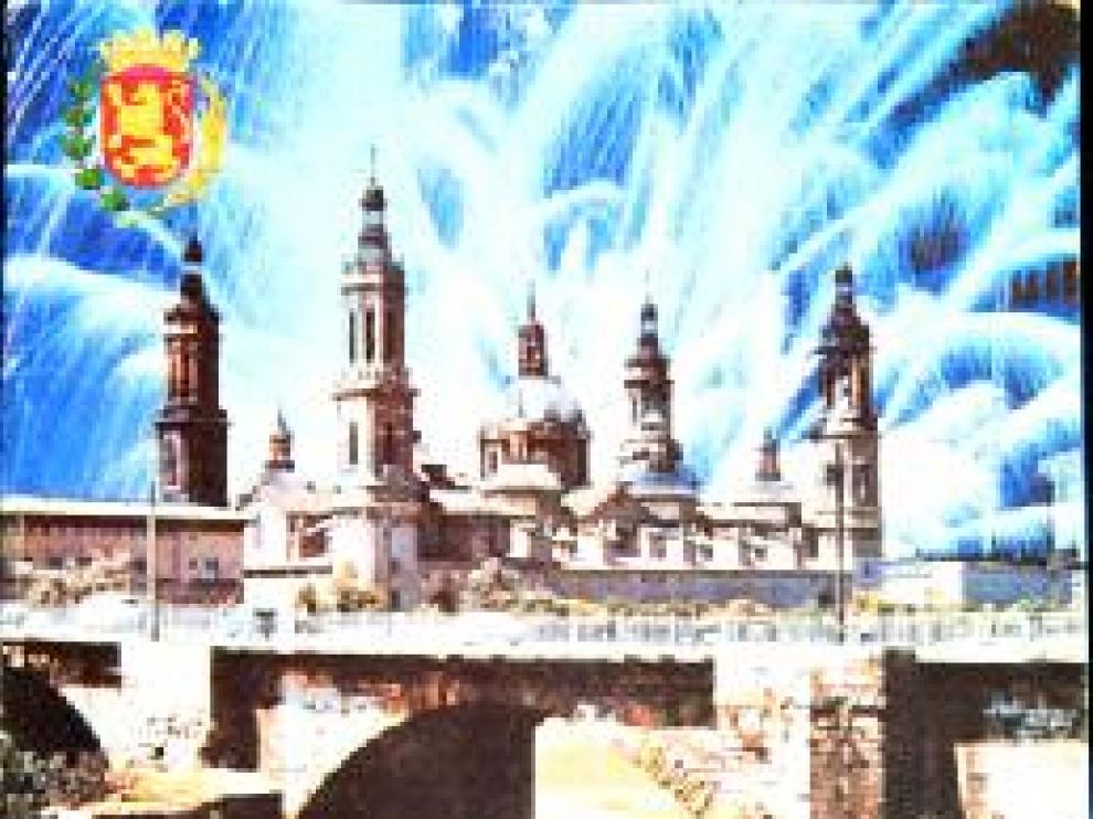 Carteles del Pilar, el Ebro y la basílica