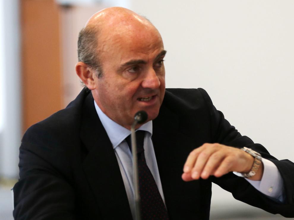 El ministro de Economía, Luis de Guindos.