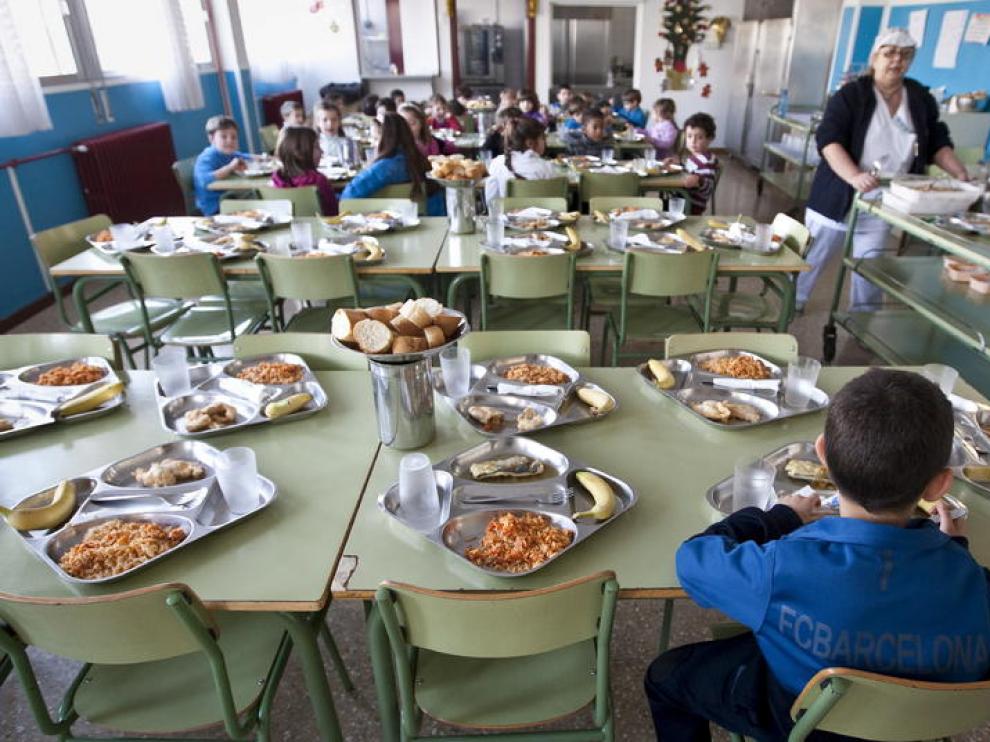 Comedor escolar de Zaragoza
