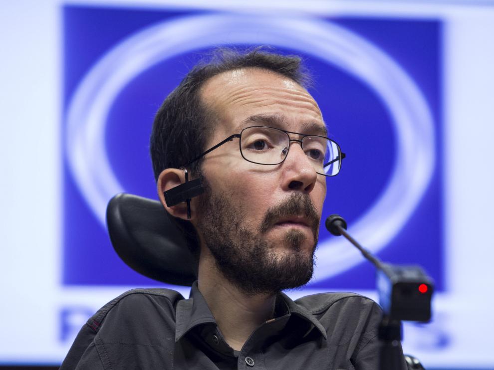 El líder de Podemos en Aragón, Pablo Echenique.