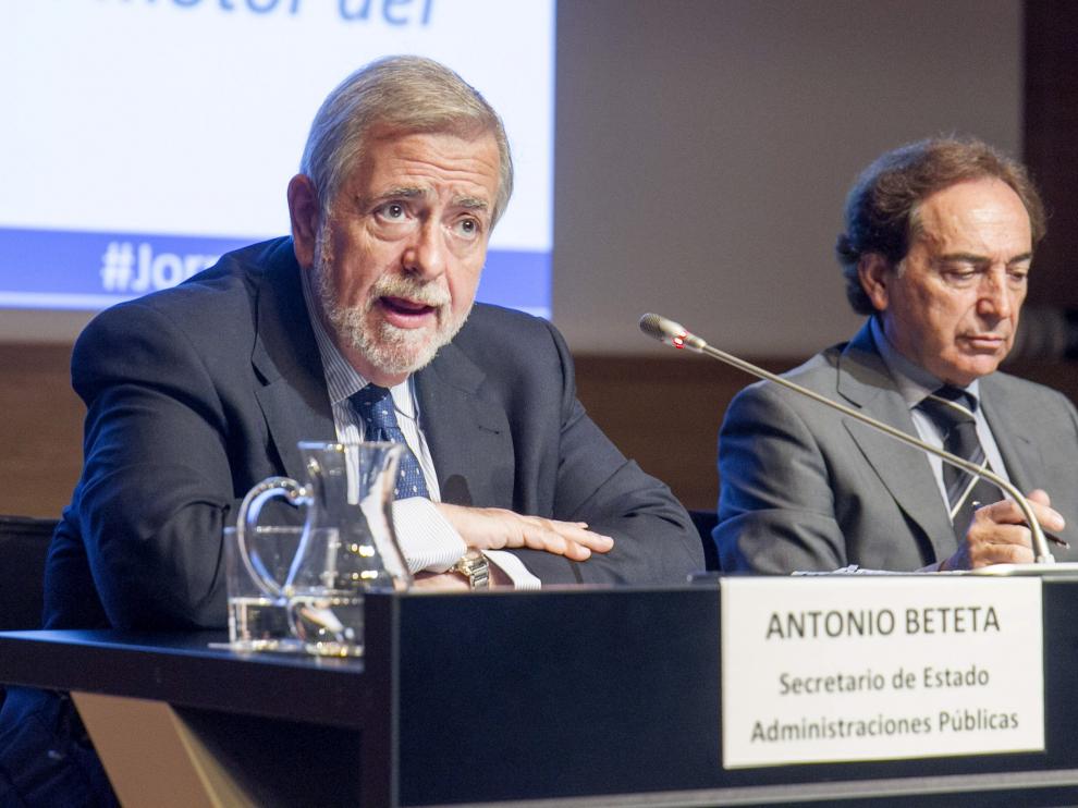 El secretario de Estado de Administraciones Públicas del Gobierno, Antonio Beteta