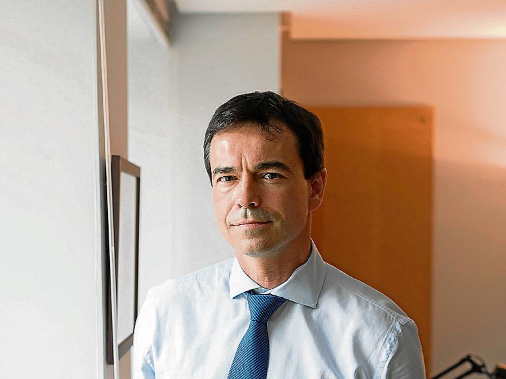 El político y abogado Andrés Herzog, en la sede de UPyD.