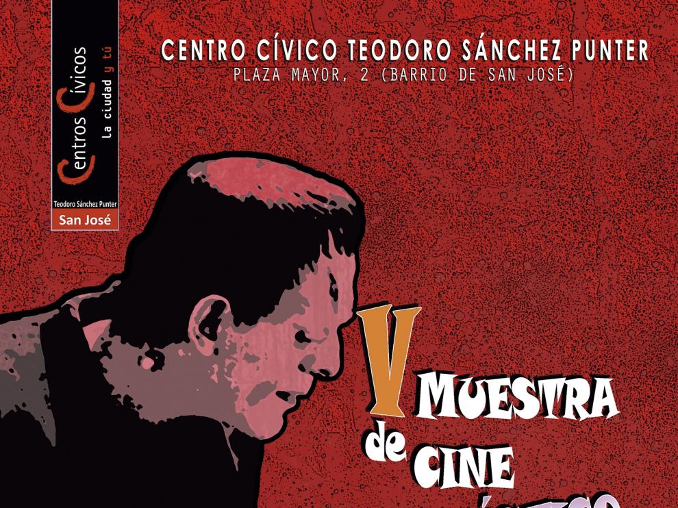 Cartel de la V Muestra de Cine Fantástico y de Terror.