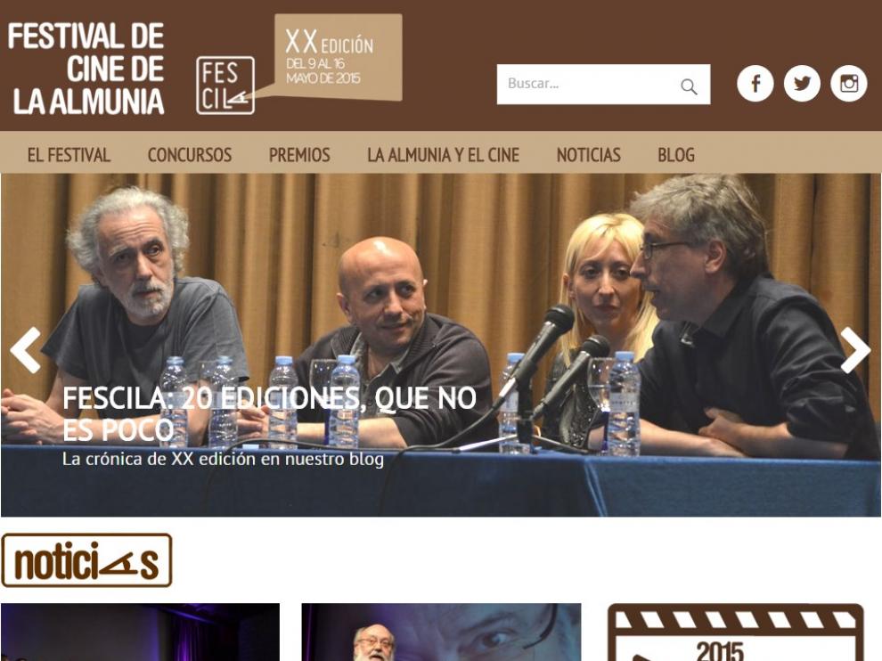 El Festival de Cine de La Almunia estrena página web