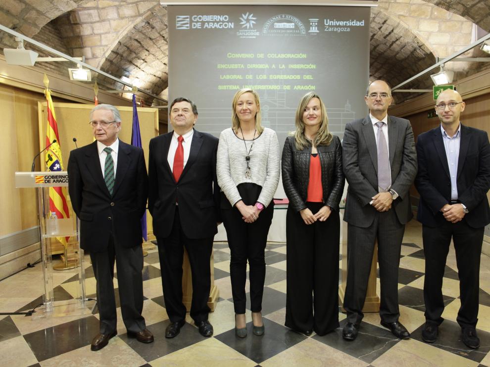 La DGA y las universidades estudiarán la inserción laboral de los titulados