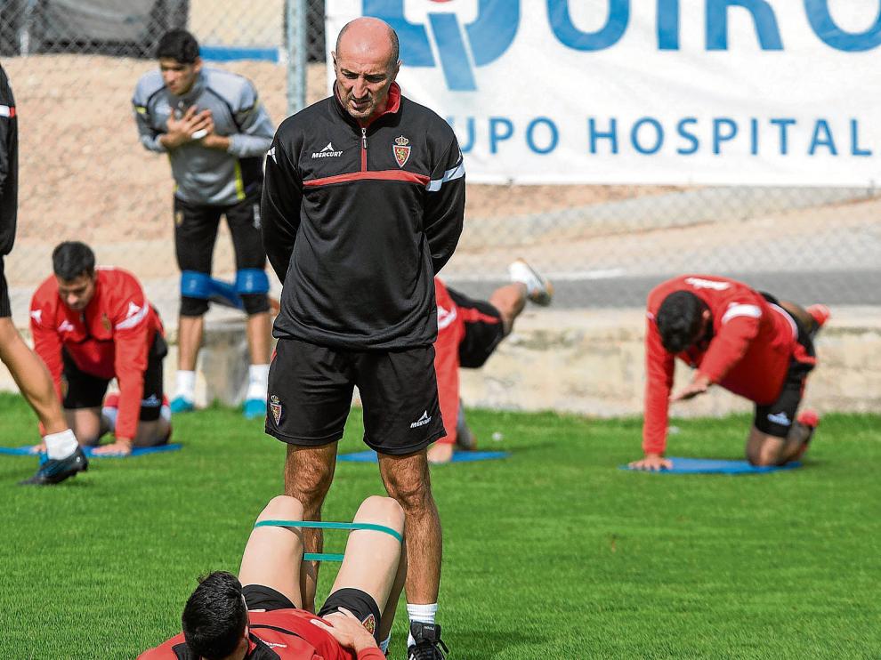 Ranko Popovic, en un entrenamiento de esta semana en la Ciudad Deportiva.