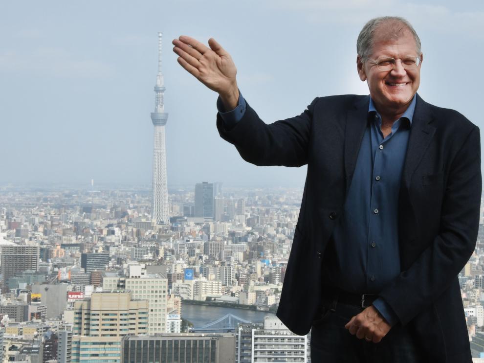 Zemeckis durante la inauguración del festival de cine de Tokio.