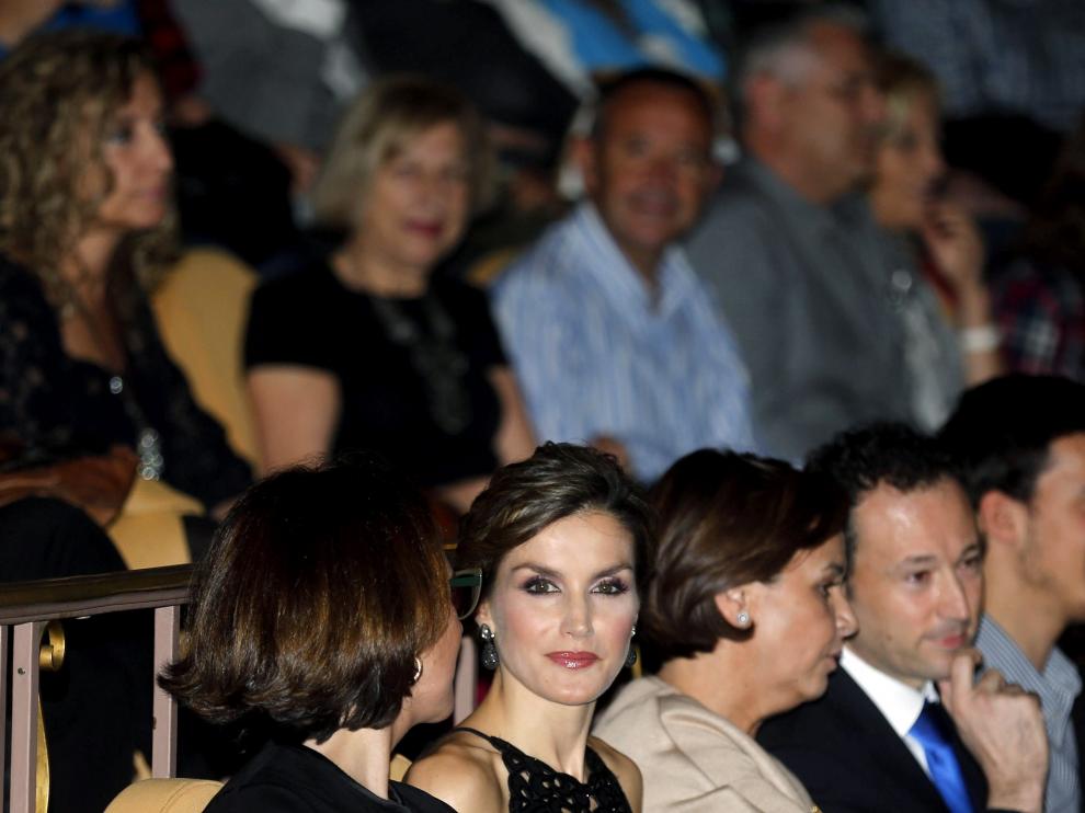La reina Letizia, durante el cinefórum homenaje a Francis Ford Coppola