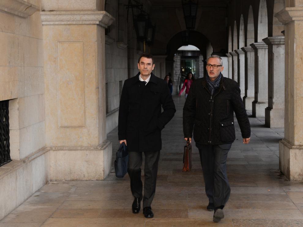 Luis Antonio C. V., a su entrada en los juzgados