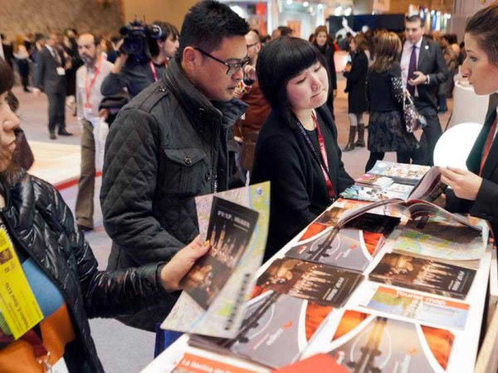 Zaragoza apostó por ganarse al turismo chino en la última edición de Fitur.