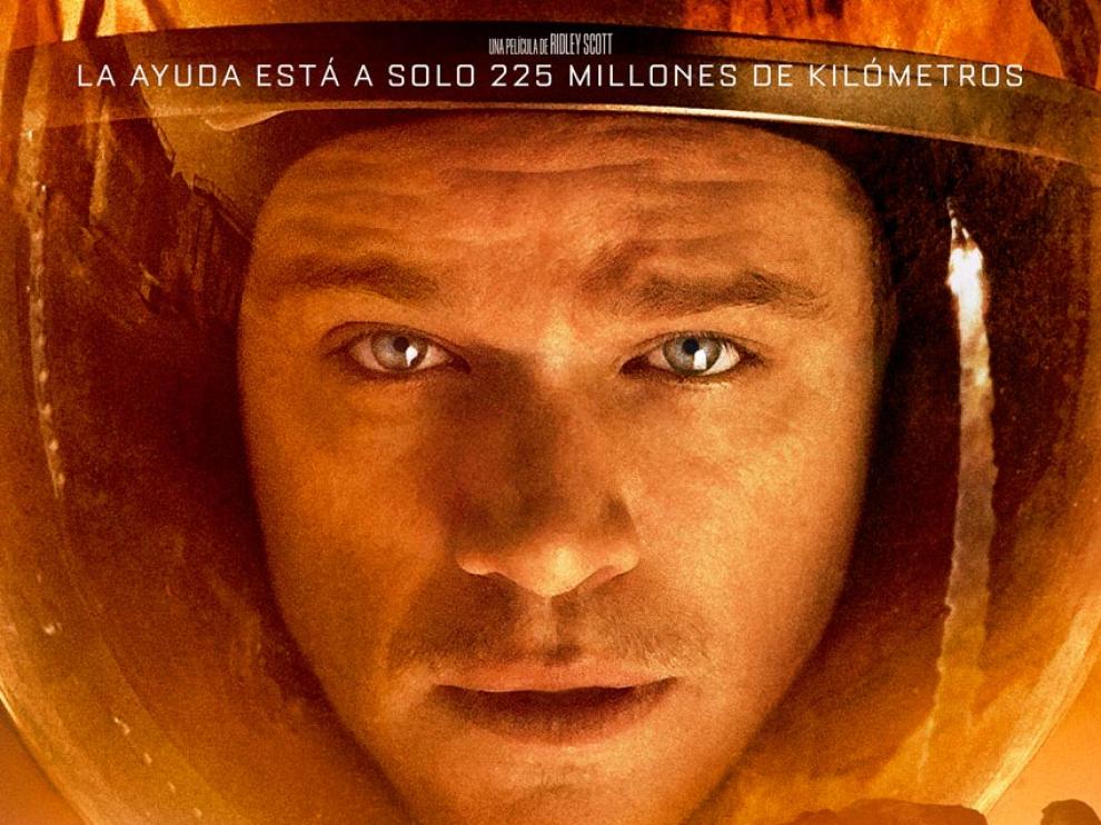 Cartel de la película Marte.