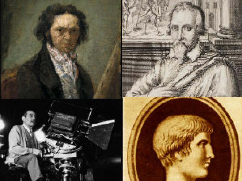 Goya, Miguel Servet, Buñuel y Marcial.