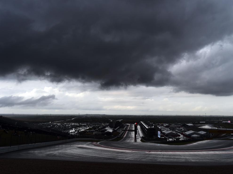 Nubes sobre el circuito de Las Américas.
