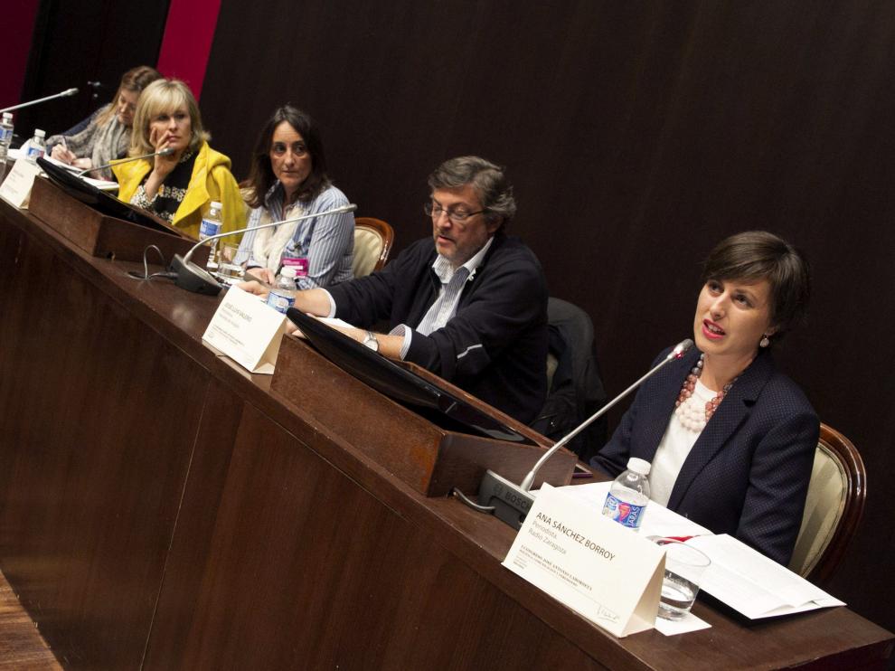 Un momento del I Congreso José Antonio Labordeta de Política, Comunicación y Periodismo.