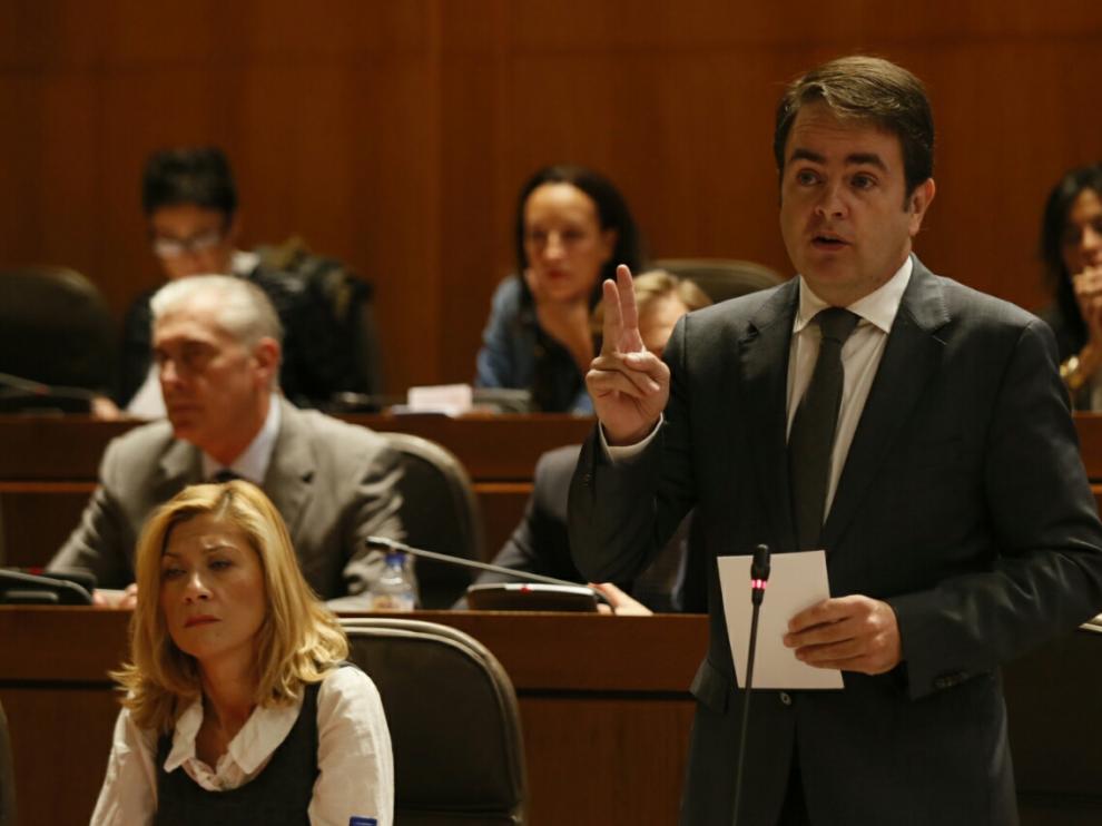 Roberto Bermúdez de Castro, portavoz del PP en las Cortes de Aragón.