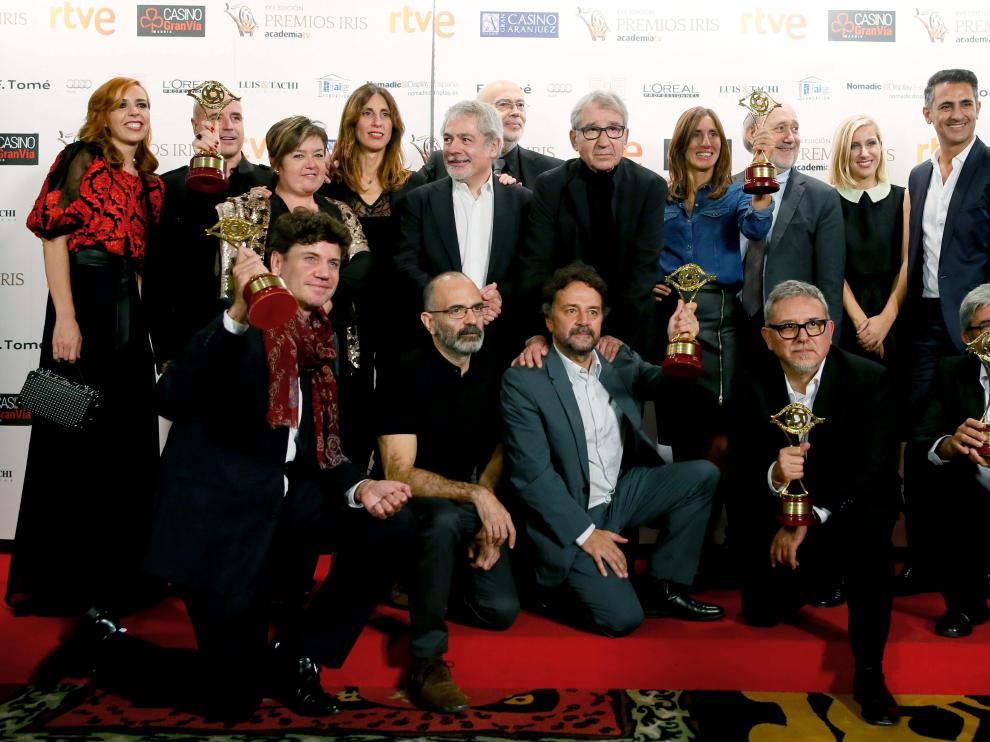 Miembros del equipo de la serie 'Isabel'.