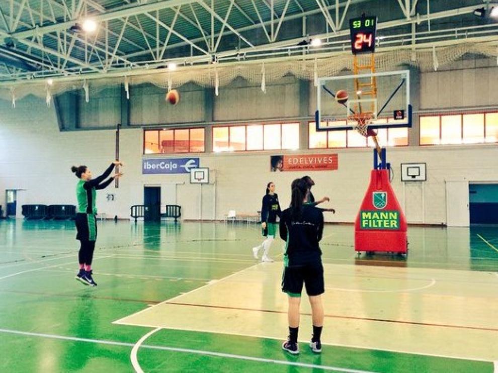 Las jugadoras del Mann Filter, durante un entrenamiento