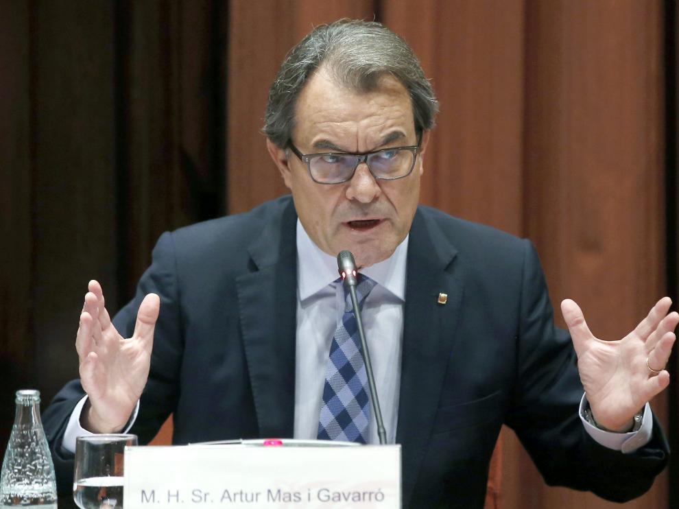 El presidente catalán en funciones y líder de CDC, Artur Mas.