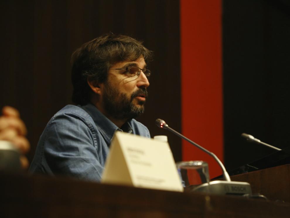 Jordi Évole, en el congreso sobre Labordeta