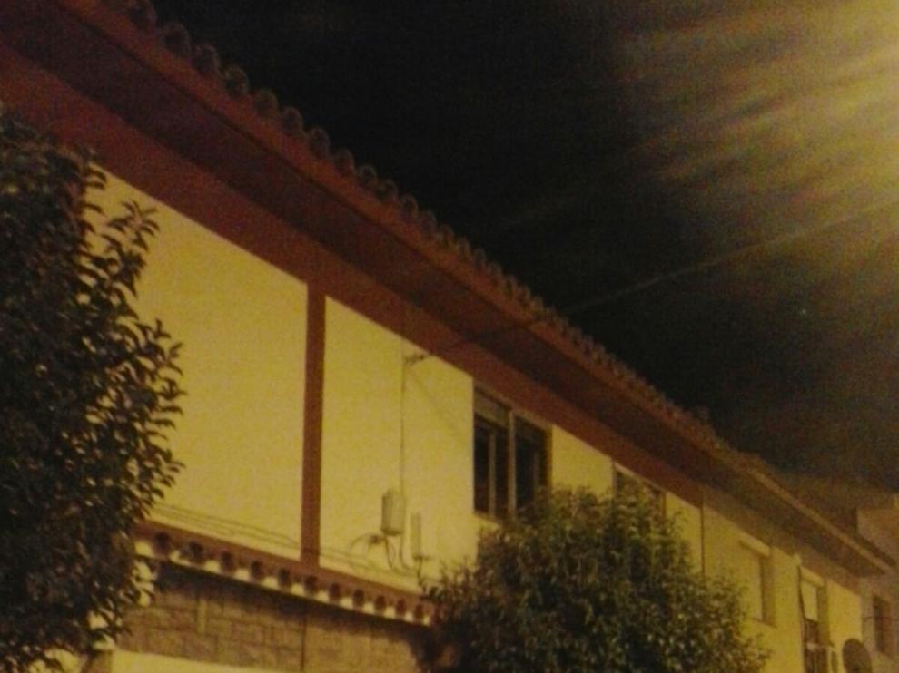 Vivienda de Illueca en la que se ha producido el suceso.