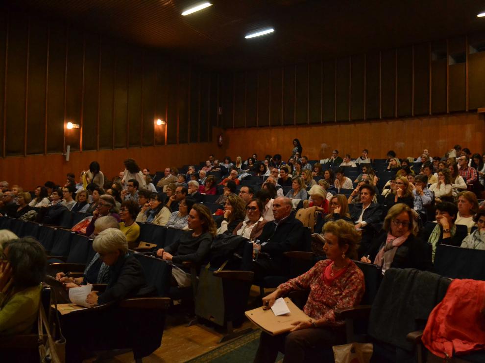 Asistentes a las jornadas sobre mindfulness y Cristianismo celebradas estos días en Zaragoza.