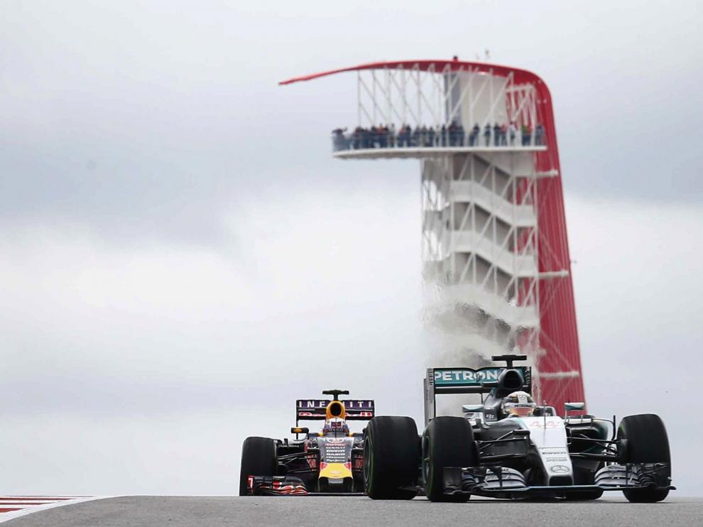 ?Hamilton, durante el gran premio