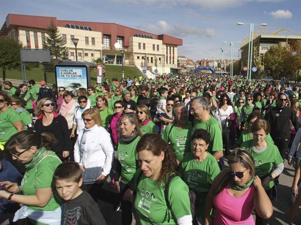 Más de seis mil personas participan en la tercera edición de "Camino por Soria contra el Cáncer"